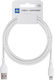 Blue Star Regular USB-A la Cablu Lightning Alb 1m