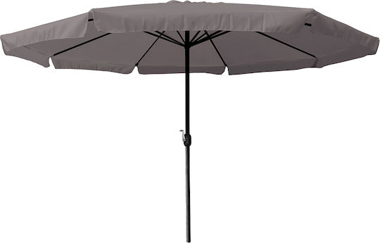 Garten- und Terrassen-Sonnenschirm Rundschreiben Aluminium Braune Φ4m
