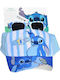 Disney Παιδικό Καπέλο Jockey Υφασμάτινο Stitch Γαλάζιο