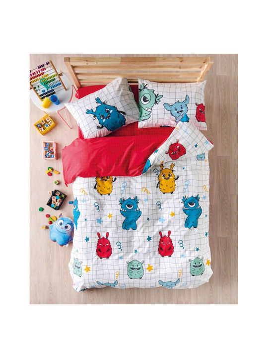 Kentia Sheet Set Single Cotton 160x270cm 3pcs