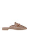 Flat Mules σε Ροζ Χρυσό Χρώμα