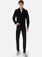 Hose in Geradem Schnitt Black