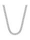 Kiriakos Gofas Chain Neck made of Steel Thin Thickness 3mm and Length 55cm