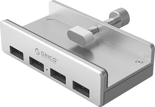 Orico MH4PU-SV Hub 4 Porturi USB 3.0 Cu Conectare USB-A Gri