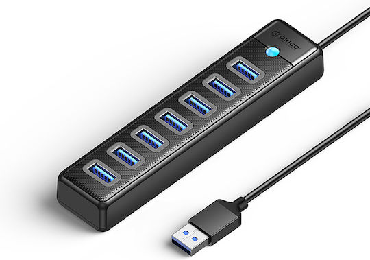 Orico Хъб 7 Порта USB 3.0 с Връзка USB-A