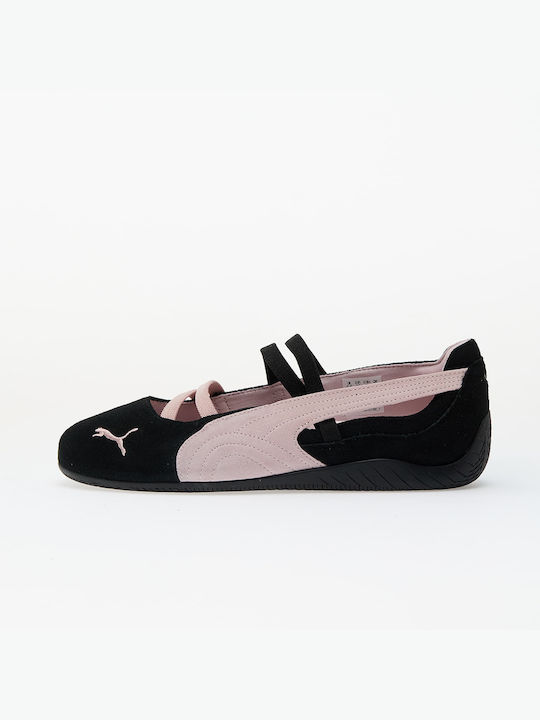PUMA Women's Ballerina Shoes Black/Mauve Mist