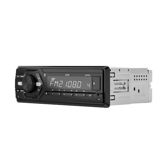 Gas Audio Power Ραδιόφωνο Αυτοκινήτου 1 DIN (Bluetooth/USB)