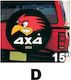 Autoline Jeep Ersatzradabdeckung Auto 4x4