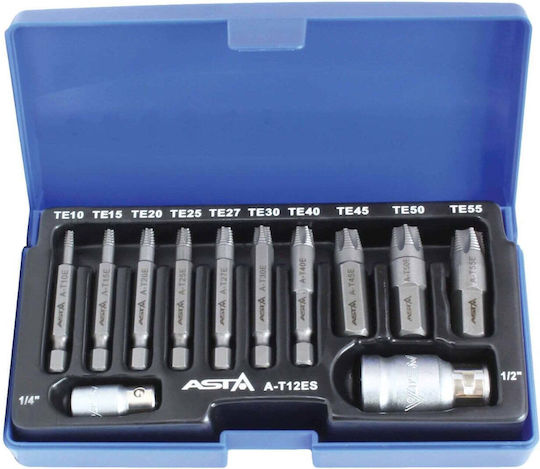 Torx-Bohrer-Set Schraubenausdreher 1/4" 1/3" 12 Stk