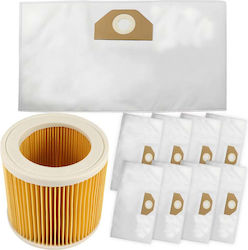 Luftfilterset 10 Textiltaschen Newevo Karcher Staubsauger Serie Wd3 Wd2 Se 4001 Se 4001 Special Se 4002 Luftfilterset 10 Textiltaschen Newevo Karcher Staubsauger Serie Wd3 Wd2 Se 4001 Se 4001 Special Se 4002