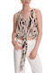 Women's Blouse Sleeveless Multicolor