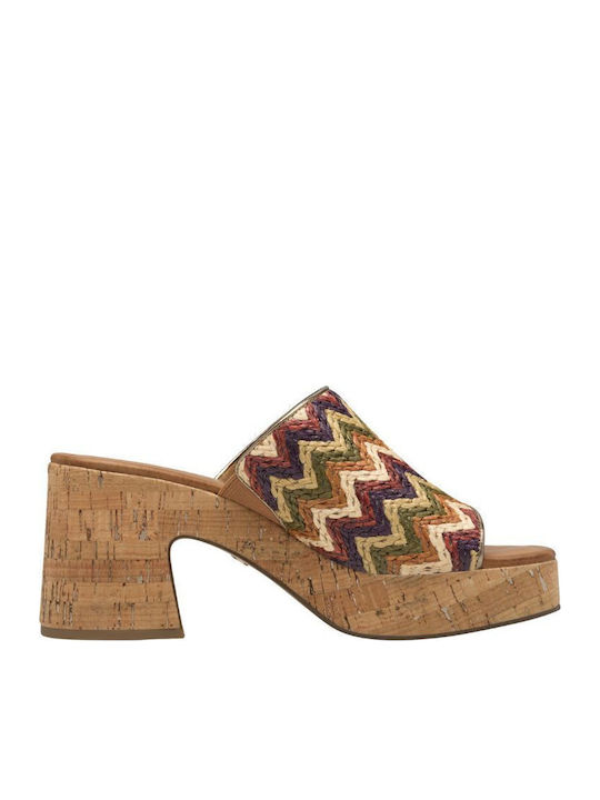Tamaris Mules with Chunky High Heel