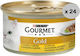 Gourmet Nassfutter für Erwachsene Katzen in Dose mit Rindfleisch, Huhn, Meat und Fisch 24x85gr
