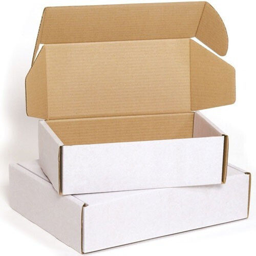 Triple Wall Packaging Box W32xD32xH12cm White Die Cut