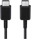 Leewello USB 2.0 Cable USB-C male - USB-C 100W Black 1m