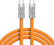 Leewello USB 2.0 Cable USB-C male - USB-C 100W Orange 3m