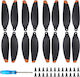 8 Pieces 4 Pairs Accessories DJI Mavic Mini 4726f Wing Propeller Blade Drone Specification Orange Edge