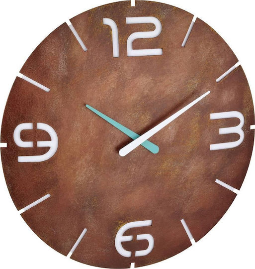 TFA Contour Wall Clock Orange