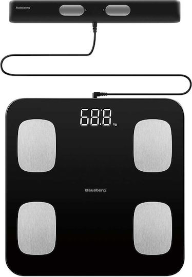 Klausberg Smart Bathroom Scale with Bluetooth Black KB-7852