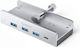 Orico Hub 4 Ports USB 3.0 with USB-A / USB-C Connection Silver