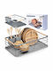 Vilde Metallic Gray Cutlery Drainer 42.5x32x14.5cm