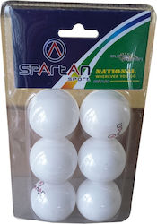 Spartan Μπαλάκια Ping Pong 1-Star 6τμχ Spartan Μπαλάκια Ping Pong 1-Star 6τμχ