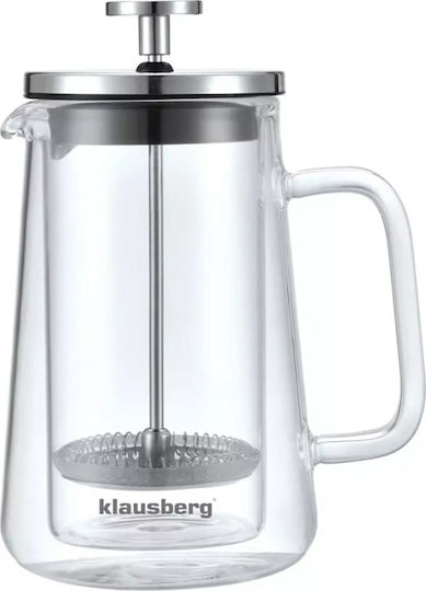 Klausberg Ръчна Филтърна Кафевярка Неръждаема Стомана Сребриста 350ml