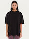 Γυναικείο Oversized T-shirt Μαύρο