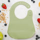 AppeKids Σαλιάρα Σιλικόνης με Τσέπη Raw Green