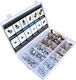 Satra Căpăcei Hexagonali cu Patrat de Prindere 1/2" Set 25buc