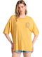 Women's Oversized T-shirt Yellow