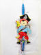 Handgemachte Osterkerze 39 cm Elektrisch Blau Holzpiratenmarionette 29 cm Aer185n3