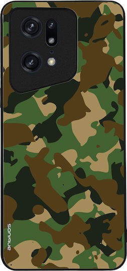 Sonique Camouflage Army Series Case for Oppo Find X5 Pro 5G Green