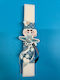 White Candle 29.5*4.5*1.5cm Wooden Elephant Airplane
