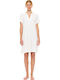 Pink Label Summer Women's Nightdress White