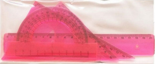 Satz von geometrischen Formen 20cm farbig 4 Stück