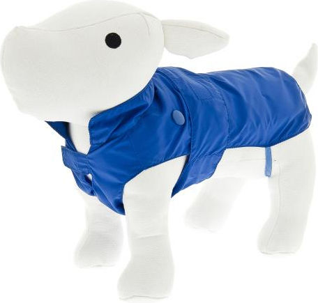 Ferribiella Blue Waterproof Dog Coat with 36cm Back Length