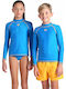 Arena Kids Swimwear Long Sleeve Shirt Blue