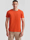 Fruit of the Loom Iconic Ανδρικό Διαφημιστικό T-shirt Κοντομάνικο Flame