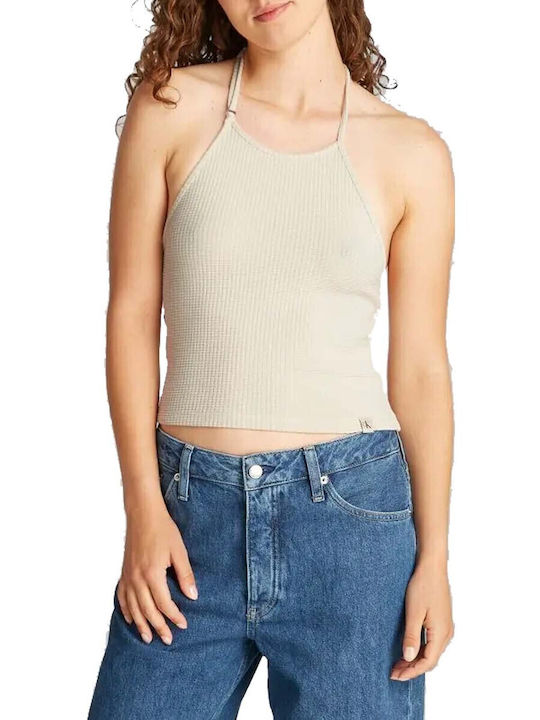 Calvin Klein Bluse Beige Calvin Klein Bluse Beige