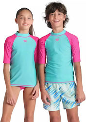 Arena Costum De Baie Pentru Copii Rashguard Verde