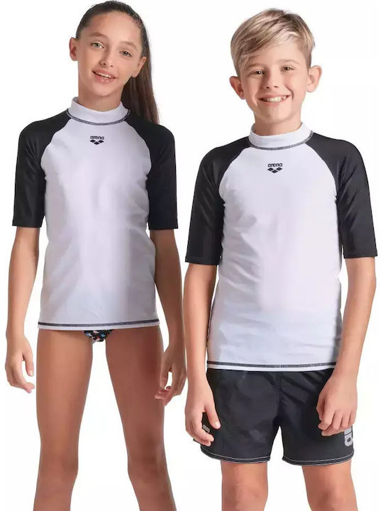 Arena Costum de baie pentru copii Rashguard Albă