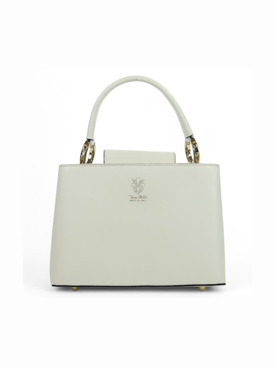 Passaggio Leather Geantă Dama Tote Din Piele Bej