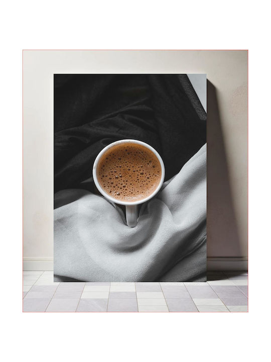 Πίνακας Cup Coffee On Fabric Φλιτζάνι Καφέ Ύφασμα 100x150