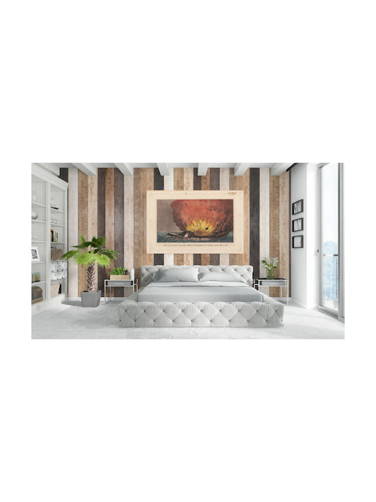 Tabloul Distrugerea Monstrului Rebel Merrimac în largul Insulei Craney, 11 mai 1862, 150x100