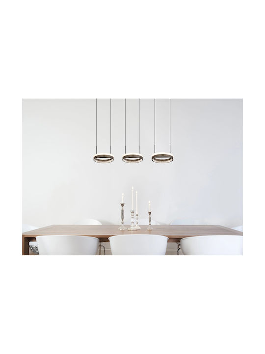 Globo Lighting Κρεμαστό Φωτιστικό Γκρι