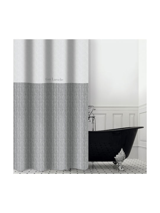 Guy Laroche Tudor Κουρτίνα Μπάνιου 240x185cm Grey