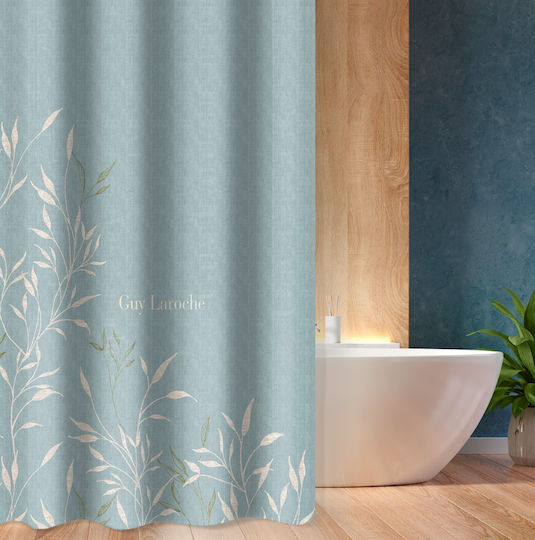Guy Laroche Fleria Duschvorhang 240x185cm Ocean