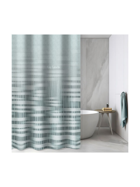 Guy Laroche Cuba Shower Curtain 180x185cm Cement