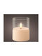 Kaemingk Dekoratives Tischlicht LED Wachs-Politur 8x8x10cm
